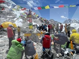 SUCCESSFUL EVEREST JOURNEY BEGINS WITH A PUJA ( Everest Expedition 2022)