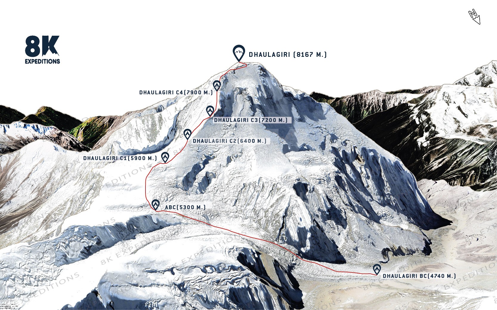 Dhaulagiri Expedition (8,167 M) | 7th Highest Mountain |